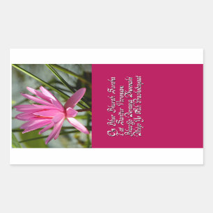 Gayatri mantra rechthoekige sticker