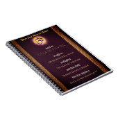 Gayatri Mantra Sanskriet en Engels Notitieboek (Rechterzijde)