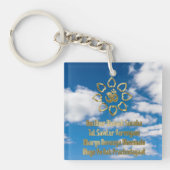 Gayatri mantra sleutelhanger (Voorkant)