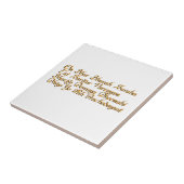 Gayatri mantra tegeltje (Zijkant)