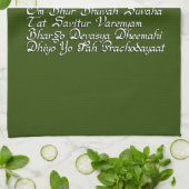 Gayatri mantra theedoek (Gevouwen)