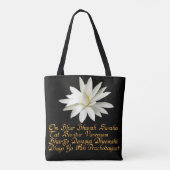Gayatri mantra tote bag (Achterkant)