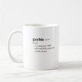 GAYBIE (definitie) Koffiemok (Links)