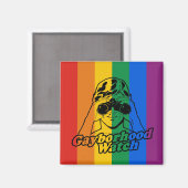 GAYBORHOOD WATCH MAGNEET (Voorkant / Achterkant)