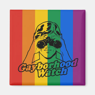 GAYBORHOOD WATCH MAGNEET