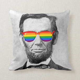 Gaybraham Lincoln Kussen
