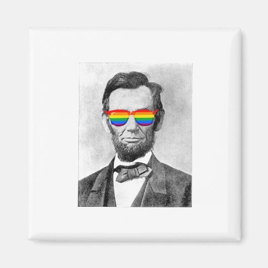 Gaybraham Lincoln Magneet (Voorkant)