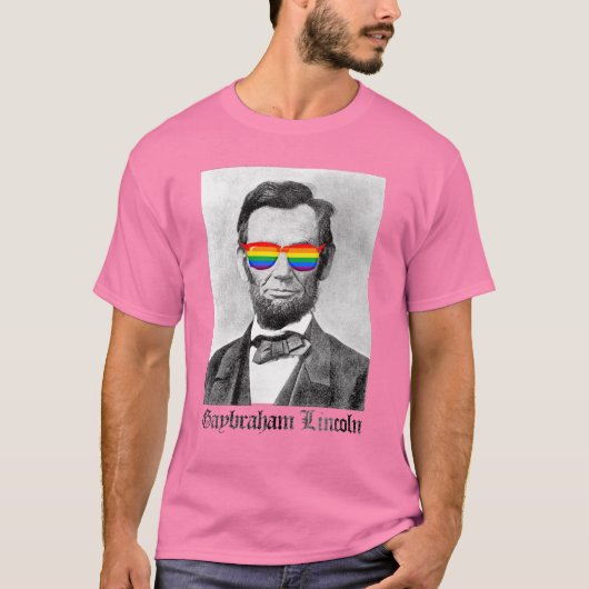 GAYBRAHAM LINCOLN T-SHIRT (Voorkant)