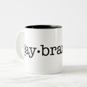 Gaybrarian Tweekleurige Koffiemok (Voorkant links)