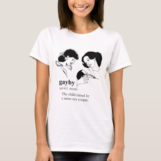 GAYBY (Lesbisch) T-shirt (Voorkant)