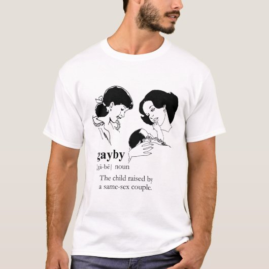 GAYBY (Lesbisch) T-shirt (Voorkant)