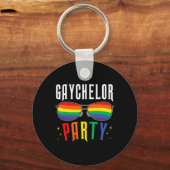 Gaychelor Homoseksueel Lesbisch Lgbtq Pride Bachel Sleutelhanger (Voorkant)