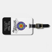 Gaydar. Activeer! Rainbow Gay Bagagelabel (Voorkant horizontaal)