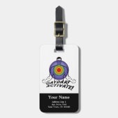 Gaydar. Activeer! Rainbow Gay Bagagelabel (Voorkant verticaal)