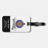 Gaydar. Activeer! Rainbow Gay Bagagelabel (Achterkant horizontaal)