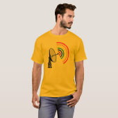 Gaydar Gay Rainbow LGBT Radar T-shirt (Voorkant volledig)