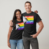 Gaydar is een gebroken vlinder met harde trots t-shirt (Unisex)