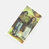 Gaye Elise Beda, Coney Island Beach, klein meisje, Servet (Hoek)