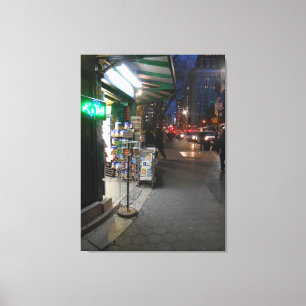 "Gaye Elise Beda", "New York City, NYC" Canvas Afdruk