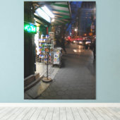 "Gaye Elise Beda", "New York City, NYC" Canvas Afdruk (Insitu (Houten vloer))