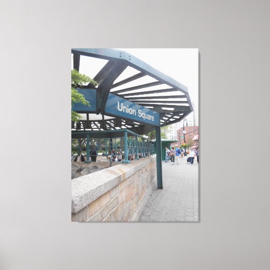 "Gaye Elise Beda", "New York City, NYC" Canvas Afdruk (Voorkant)