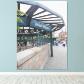 "Gaye Elise Beda", "New York City, NYC" Canvas Afdruk (Insitu (Houten vloer))