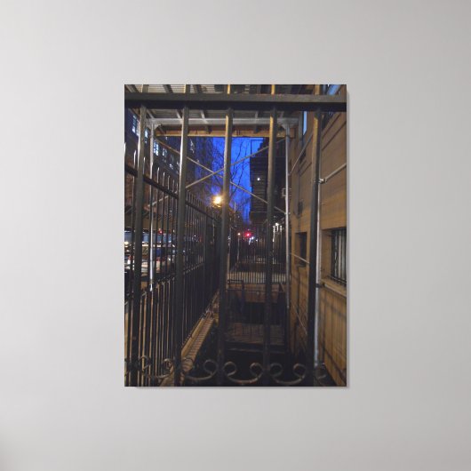 "Gaye Elise Beda", "New York City, NYC" Canvas Afdruk (Voorkant)