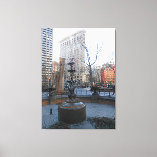 "Gaye Elise Beda", "New York City, NYC" Canvas Afdruk