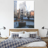 "Gaye Elise Beda", "New York City, NYC" Canvas Afdruk (Insitu (Slaapkamer))