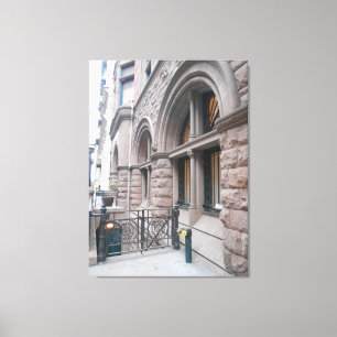 "Gaye Elise Beda", "New York City, NYC" Canvas Afdruk