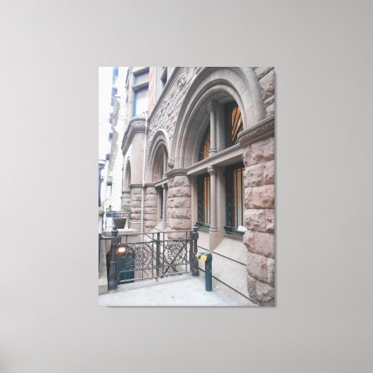 "Gaye Elise Beda", "New York City, NYC" Canvas Afdruk (Voorkant)