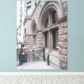 "Gaye Elise Beda", "New York City, NYC" Canvas Afdruk (Insitu (Houten vloer))