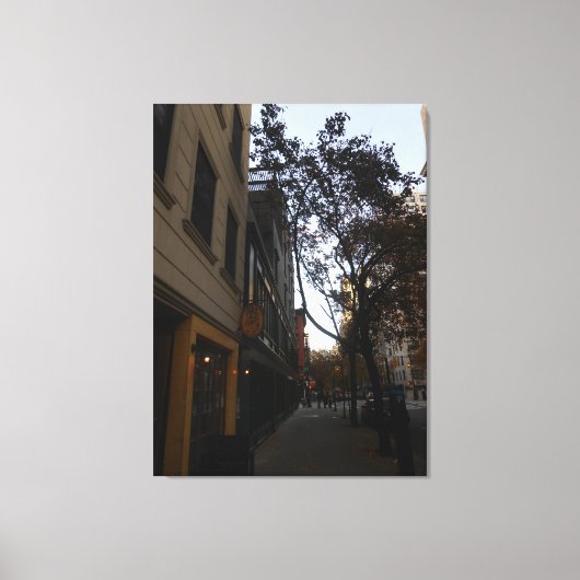 "Gaye Elise Beda", "New York City, NYC" Canvas Afdruk (Voorkant)