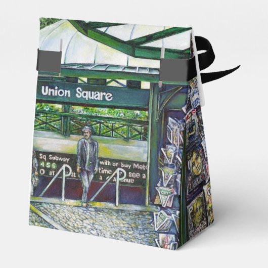 Gaye Elise Beda, Union Square, elegant, artistiek, Bedankdoosjes (Achterkant)