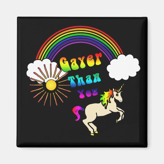 Gayer dan jullie magneten (Voorkant)