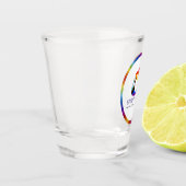 Gayest Logo Ooit Shot Glass Glas (Links)