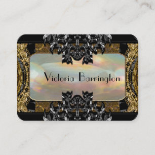 Gayla Gothic Gold Visitekaartje