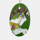 Gayle Carousel Horse Ornament (Links)