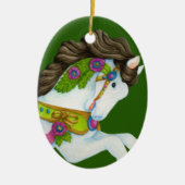 Gayle Carousel Horse Ornament (Voorkant)