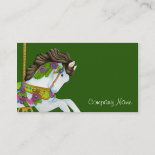 Gayle Carousel Horse Visitekaartje