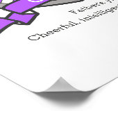 Gayle-naam betekent eenhoorn letter G crest poster (Hoek)