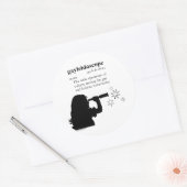 GAYLEIDOSCOOP RONDE STICKER (Envelop)