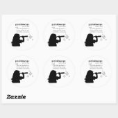 GAYLEIDOSCOOP RONDE STICKER (Vel)