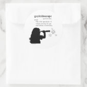 GAYLEIDOSCOOP RONDE STICKER (Tas)