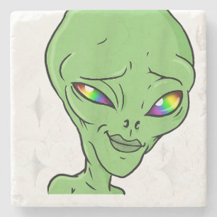 Gaylien Gay Alien voor Gay Pride Stenen Onderzetter