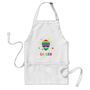 Gaylien Gay Pride Standaard Schort