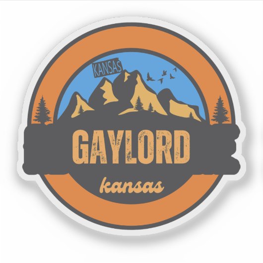Gaylord, Kansas Sticker (Voorkant)