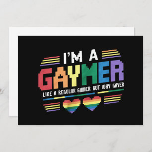 Gaymer als een gewone gamer maar way gayer gamer kaart