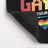 Gaymer als een gewone gamer maar way gayer gamer muismat (Hoek)