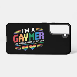 Gaymer als een gewone gamer maar way gayer gamer samsung galaxy hoesje